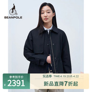 BEANPOLE滨波 2024春夏女士藏青色中长款轻量户外狩猎型外套