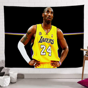 nba篮球明星湖人科比装饰挂布学生宿舍男生寝室，背景布装饰布海报