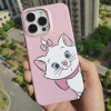 韩国迪士尼玛丽猫适用iphone15promax手机，壳卡通可爱苹果14pro双层套粉色13pro防摔保护套小清新潮壳女
