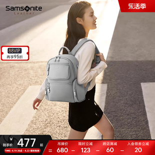 samsonite新秀丽(新秀丽)休闲潮流背包通勤轻便百搭双肩背包书包女nw7