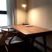 全纯实木书桌北欧原木电脑桌子榉木1米1.2米带抽屉80cm日式学习桌
