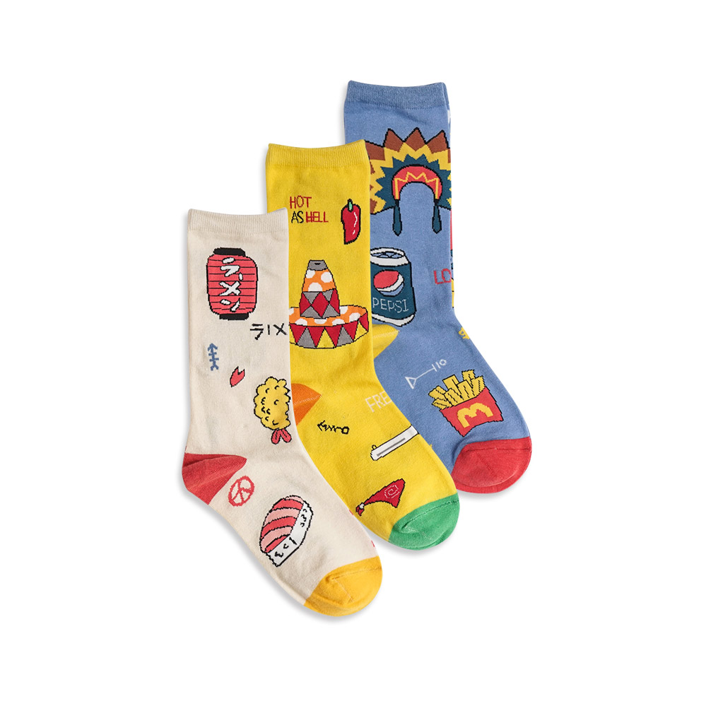 designer Original Autumn and winter new pattern about Asymmetry AB Japan U.S.A Mexico theme Cartoon Cotton socksin the Pet/Pet food and supplies , Pet apparel and accessories , Socks category - from Buy2taobao.com to provide professional Taobao agent buy service