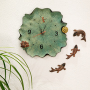 立体无边框挂钟简约装饰时钟，创意个性钟表，客厅挂表中式家用静音钟