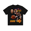 Boo布克系列全棉T恤太阳队NBA篮球短袖美式小领口嘻哈长袖vintage