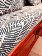坐垫带靠背实木沙发简约现代红木椅垫加厚海绵防滑四季通用小清新