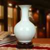 高档景德镇陶瓷器 仿古官窑裂纹釉花瓶 中式古典家居工艺品摆