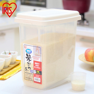 日本爱丽思IRIS 厨房米桶5kg  防虫防潮10斤米桶米缸储粮桶爱丽丝