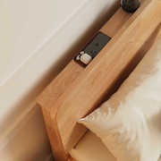 床全实木床1.5米单人床出租房，用1米8双人床，主卧大床实木床板床架