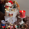 圣诞节蛋糕装饰小香风可爱小熊圣诞树花束礼盒星星玲铛插件摆件
