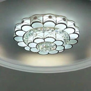 大气客厅灯圆形双层吸顶灯，简约现代卧室，欧式水晶灯具餐厅灯饰