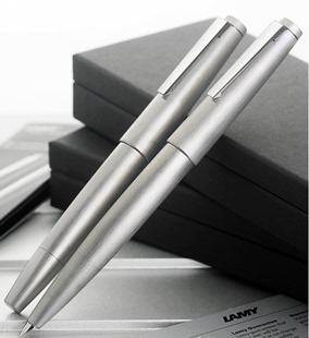德国LAMY凌美笔2000系列-002钛金属 全钢 14K金笔 钢笔 EF/F