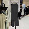 十三行女装2024春款韩系时尚设计感休闲西装裤，遮胯显瘦假两件裤裙