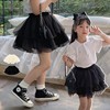 女童半身裙2024洋气公主裙女宝宝短裙夏装韩版时髦蓬蓬裙纱裙