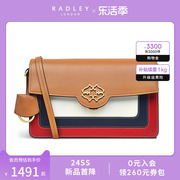 radley英国奢品牛皮，斜挎包风琴包撞色气质女人，约会apsleyroad