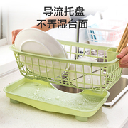 极速厨房放碗架沥水架置物架塑料，收纳层架餐具架子碗筷收纳盒碗盘