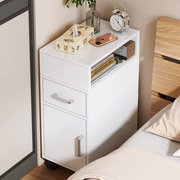 床头柜现代简约卧室家用床头收纳柜简易窄柜创意储物柜窄边床边柜