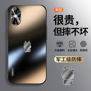 适用苹果x手机壳iphonexs手机套2024龙年炫金磨砂xsmax金属镜头全包，xr防摔高级感新年款男女潮保护套