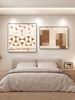 抽象组合壁画莫兰迪色沙发背景墙挂画现代简约卧室床头北欧装饰画