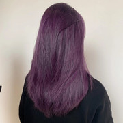 黑紫色染发剂2021年植物黑加仑紫色染发膏深葡萄紫梅紫色遮盖