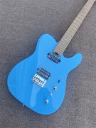 censtar电吉他初学者练习吉他 可切单不锈钢品丝  蓝色，工厂