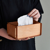 momostalk莫语木质纸巾盒ins风，家用抽纸盒纸巾，包桌面(包桌面)装饰收纳盒