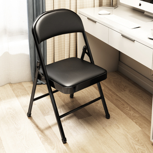 简易凳子靠背椅家用折叠椅子，便携办公椅会议椅电脑椅餐椅宿舍椅子