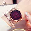 女个性时尚气质水钻士石英钢带手表大表盘圆形配件普通国产腕表