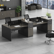 办公桌椅组合46人位屏风，隔断办公桌职员财务桌办公室工位电脑桌