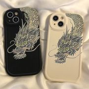 ins过肩龙适用于iPhone14/13promax苹果12手机壳11硅胶xs女xr款xsmax防摔x保护套8plus情侣7p全包软男潮6sp