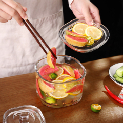 日本一夜渍腌菜缸四川玻璃罐子