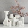 陶瓷花瓶欧式现代简约仿真花，假花干花塑料摆件客厅插花新中式花盆