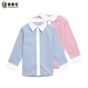 男童装班服春秋季衬衫英伦学院风幼儿园园服儿童小学生装校服衬衣