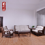 长青藤印尼藤编家具客厅，休闲组合藤木中式天然藤手工编织藤椅沙发