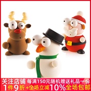 意大利Silikomart 立体小动物巧克力模具 圣诞老人雪人泰迪兔子象