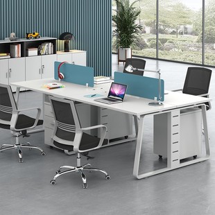 速发办公桌椅组合屏风工位职员桌员工桌现代简约办公家具卡座电脑