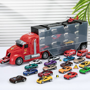 儿童玩具车小汽车套装各车消防工程益智8三四五宝宝3-4-6岁男孩