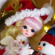 30厘米圣诞礼物雪精灵，6分bjd关节洋娃娃sd人形，玩偶玩具女孩