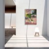 花园索罗拉单幅油画布欧式风景装饰画客厅沙发背景无框画餐厅挂画