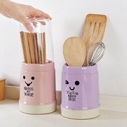带盖防尘筷笼筷子筒沥水筷子笼塑料家用厨房筷子盒置物架餐具