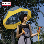 Hunter英国经典休闲纯色透明百搭防水雨天英伦风便携成人泡泡雨伞