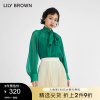 LILY BROWN春夏 雪纺系带蝴蝶结通勤雪纺衬衫LWFT214046