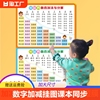 10以内加减法分解与组成拼音，数字小学生儿童幼儿识字挂图玩具汉语