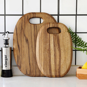 圆菜板实木切菜板家用厚的隔菌隔霉厨房菜板子 木头菜板砧板