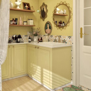 奶黄色橱柜贴纸自粘纯色墙贴旧家具翻新防水壁纸衣柜家具桌面墙纸