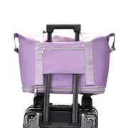 万向轮旅行袋待产收纳出差行李袋扩展可折叠旅行包大容量干湿分离