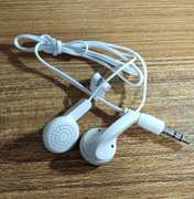 白色直头耳机，收音机Mp3耳机，手机耳机，音质差线细线长55CM