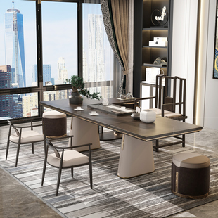急速新中式禅意茶桌椅组合现代实木轻奢茶室茶台茶几茶具套装
