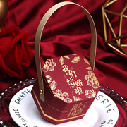 糖盒结婚喜糖盒2022婚礼，糖果包装纸盒子创意婚庆手提袋子礼盒