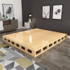 实木硬床板1.8米木板地台单人1.5双人硬板床垫护腰榻榻米排骨架子