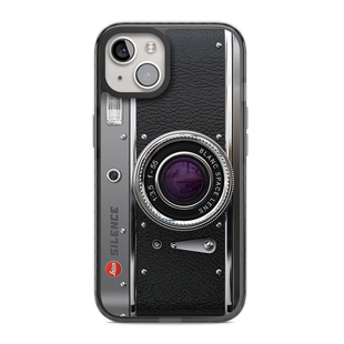 设计师摄影师复古照相机单反适用iPhone14promax苹果15pro/plus手机壳透黑13防摔12 强磁吸Magsafe保护套情侣